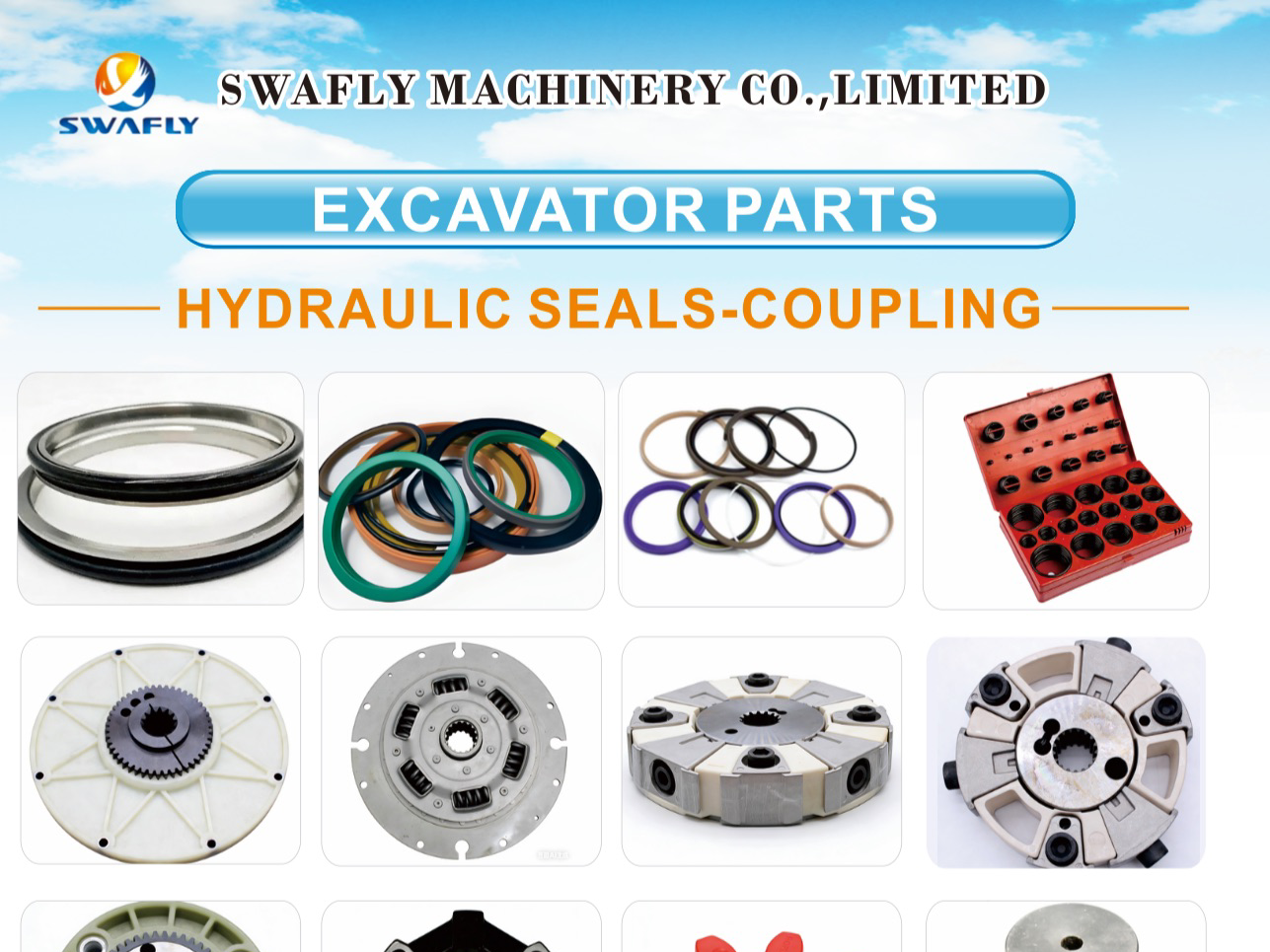 Segel & Suku Cadang Berkualitas untuk Ekskavator, Loader, dan Dozer