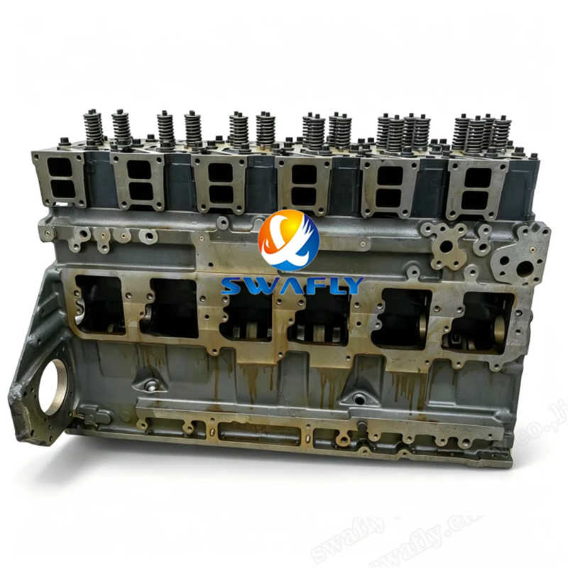 Rakitan Mesin Blok Panjang Komatsu SAA6D125E-2 Baru untuk Ekskavator PC400 PC450