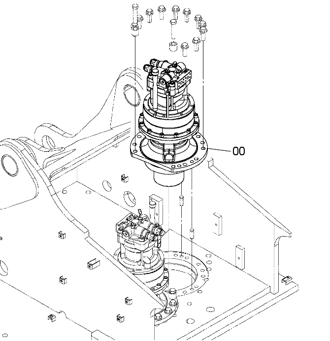 Perangkat Ayun Hitachi ZX490LC-5A YB60000926 9301113