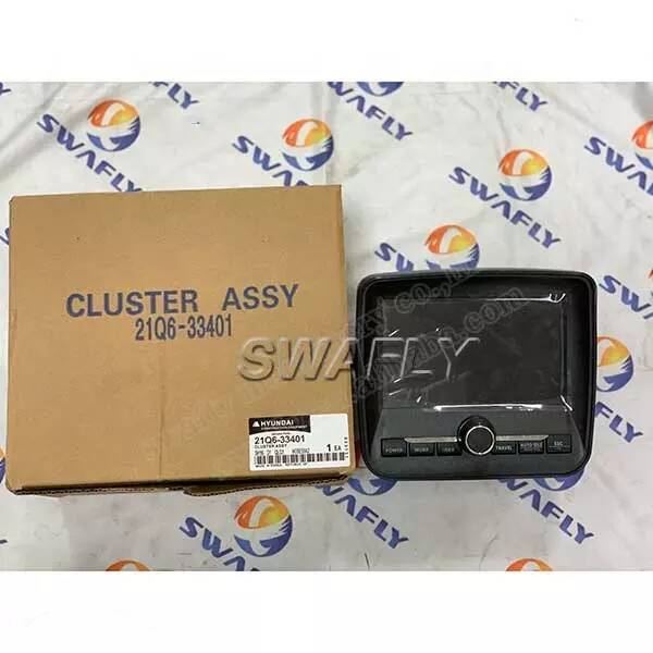 Monitor Panel Tampilan Ekskavator Hyundai R330LC-9 R220LC-9S 21Q6-33402 21Q6-33401